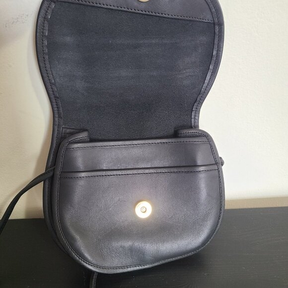 Coach Vintage Wako crossbody bag black leather - Picture 12 of 12